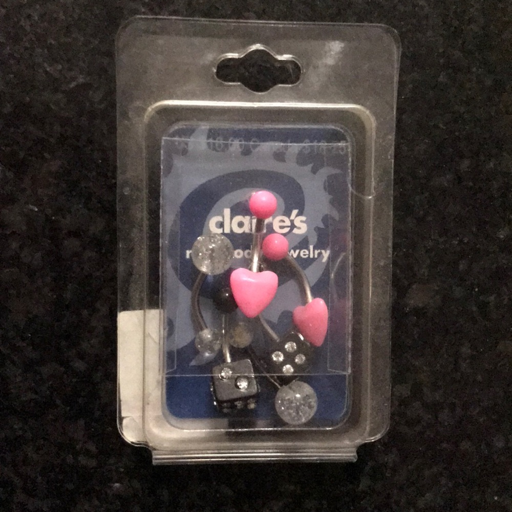 Brand new Claire’s belly button rings